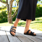 Minfot Upstep Lux Sandaler Dame Svart