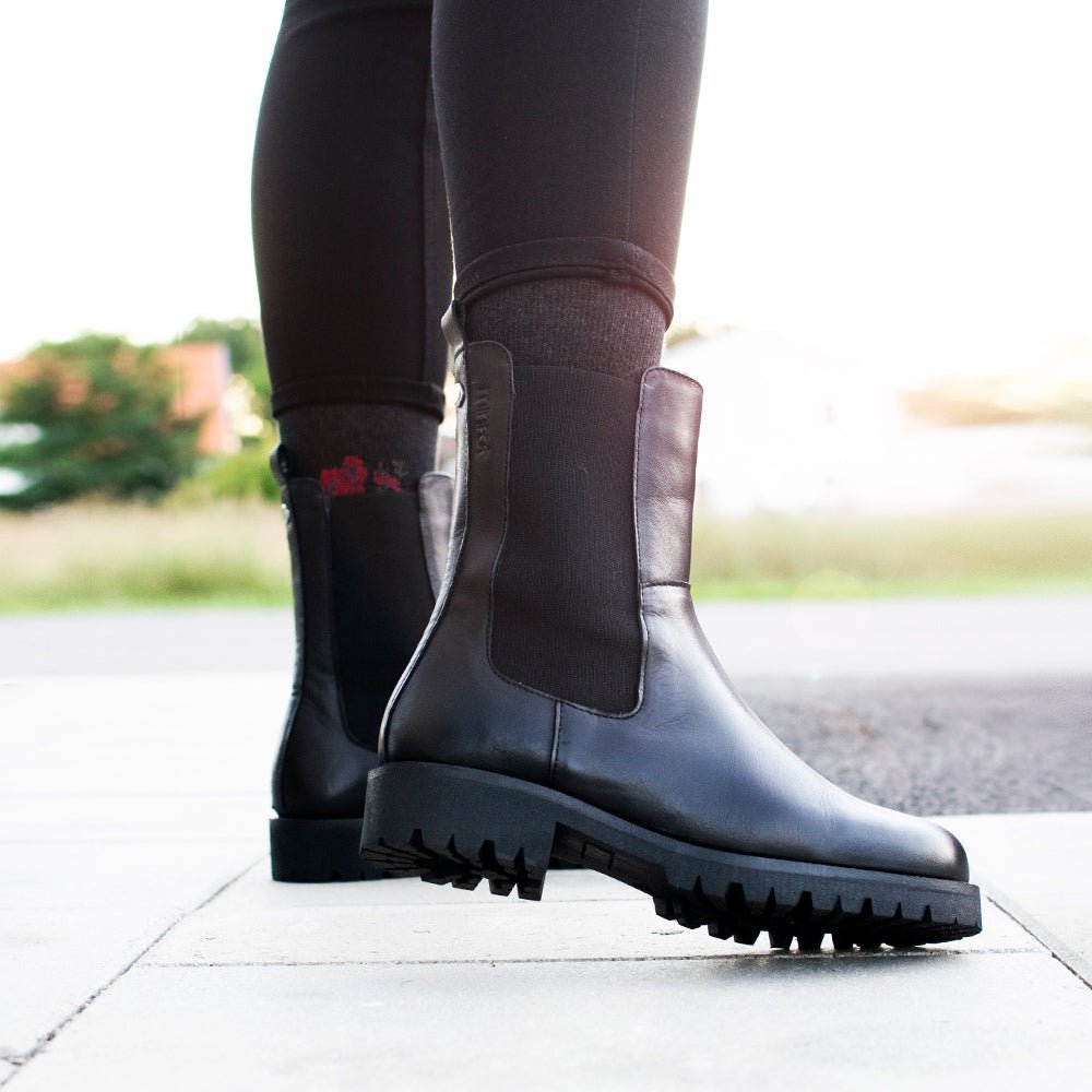 Produktbild 2 - Minfot Chelsea Boots City Läder Svart