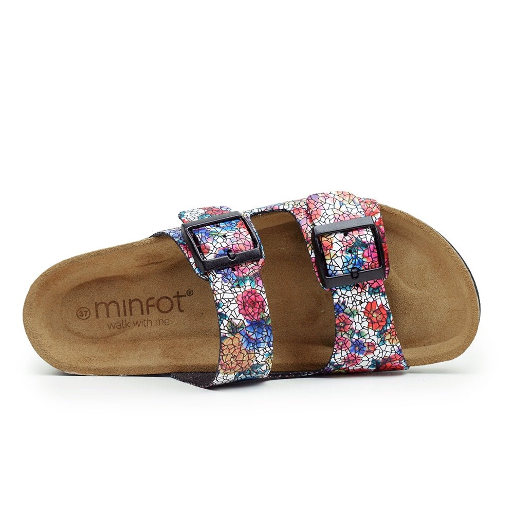 Produktbild 5 - Minfot Sandaler Mjuk Bio Moa Blom Svart