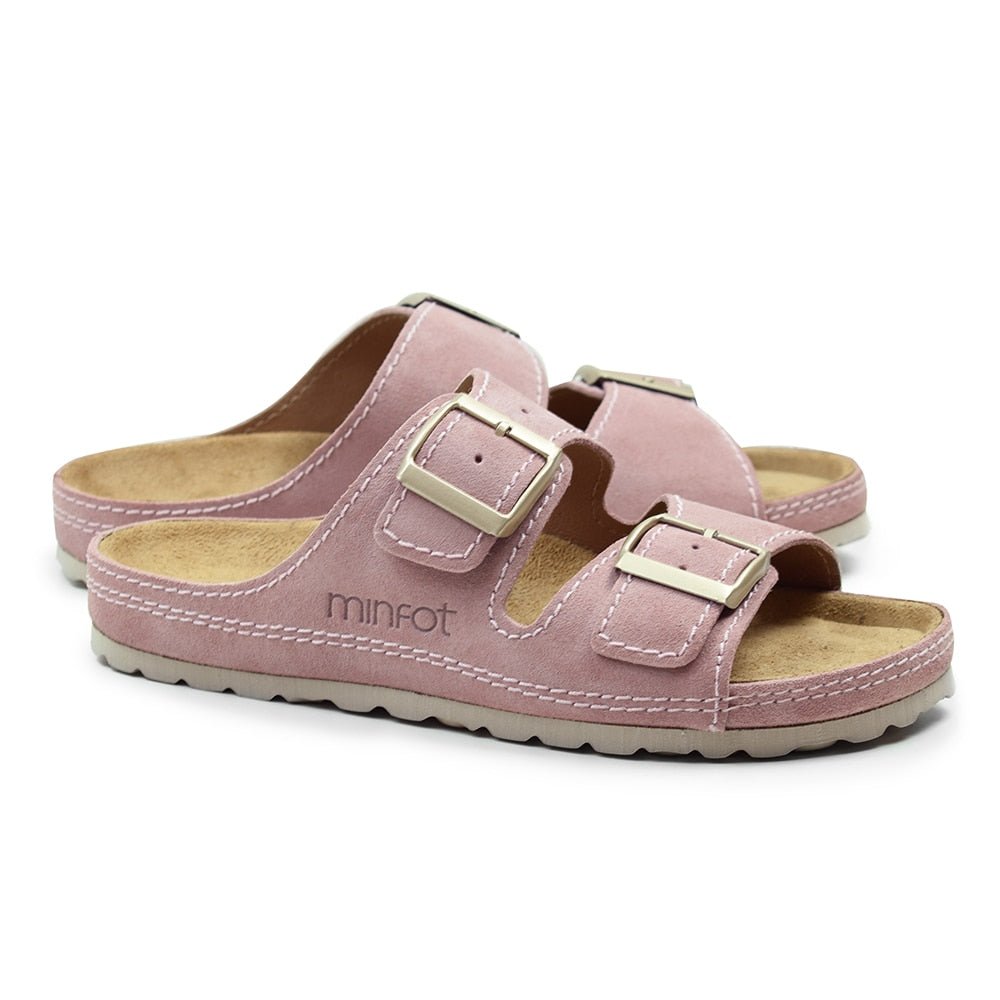 Minfot Sandaler Voss Semsket skinn Rosa