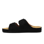 Minfot Sandaler Voss Dame Semsket skinn Svart