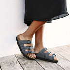 Minfot Dots Sandaler Dame Myk Bio Svart