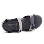 Minfot Sandhamn Sandaler Dame Nubuck Navy Pink