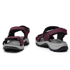 Minfot Sandhamn Sandaler Dame Nubuck Burgunder