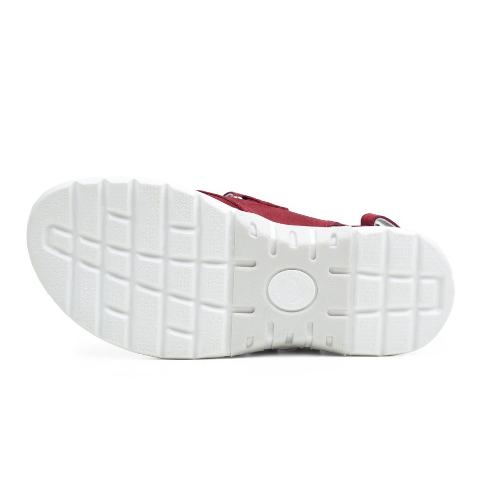 Minfot Sunny Sandaler Semsket Skinn Rød