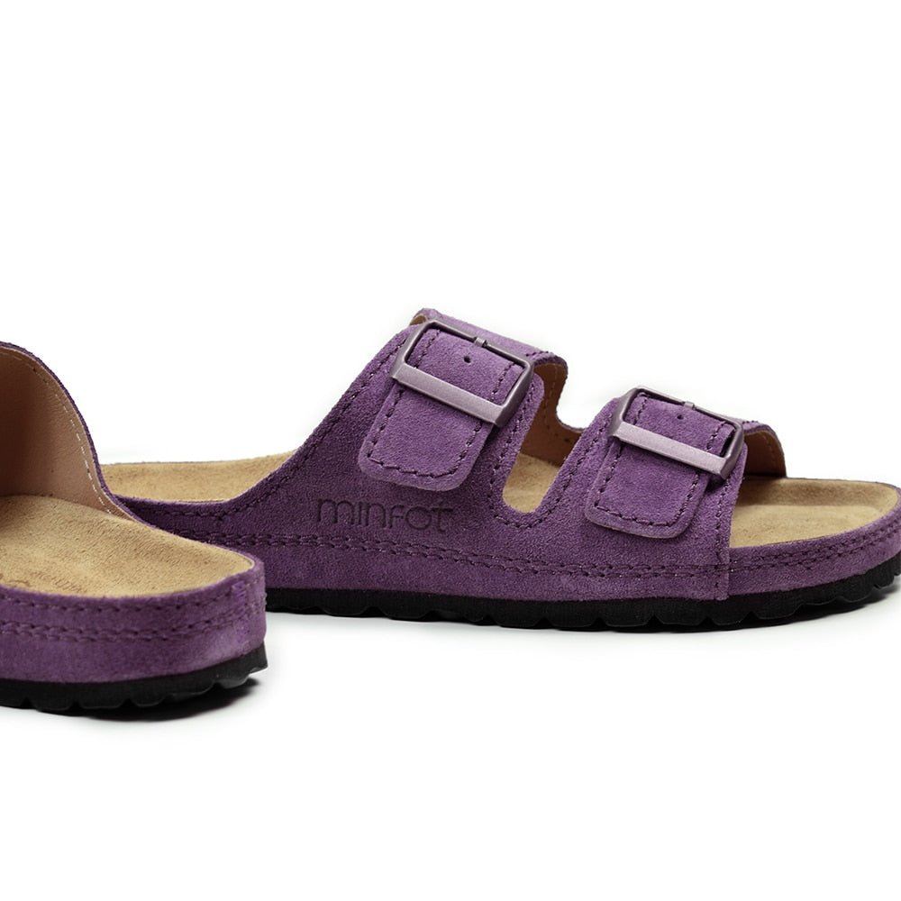 Minfot Sandaler Voss Semsket skinn Lila