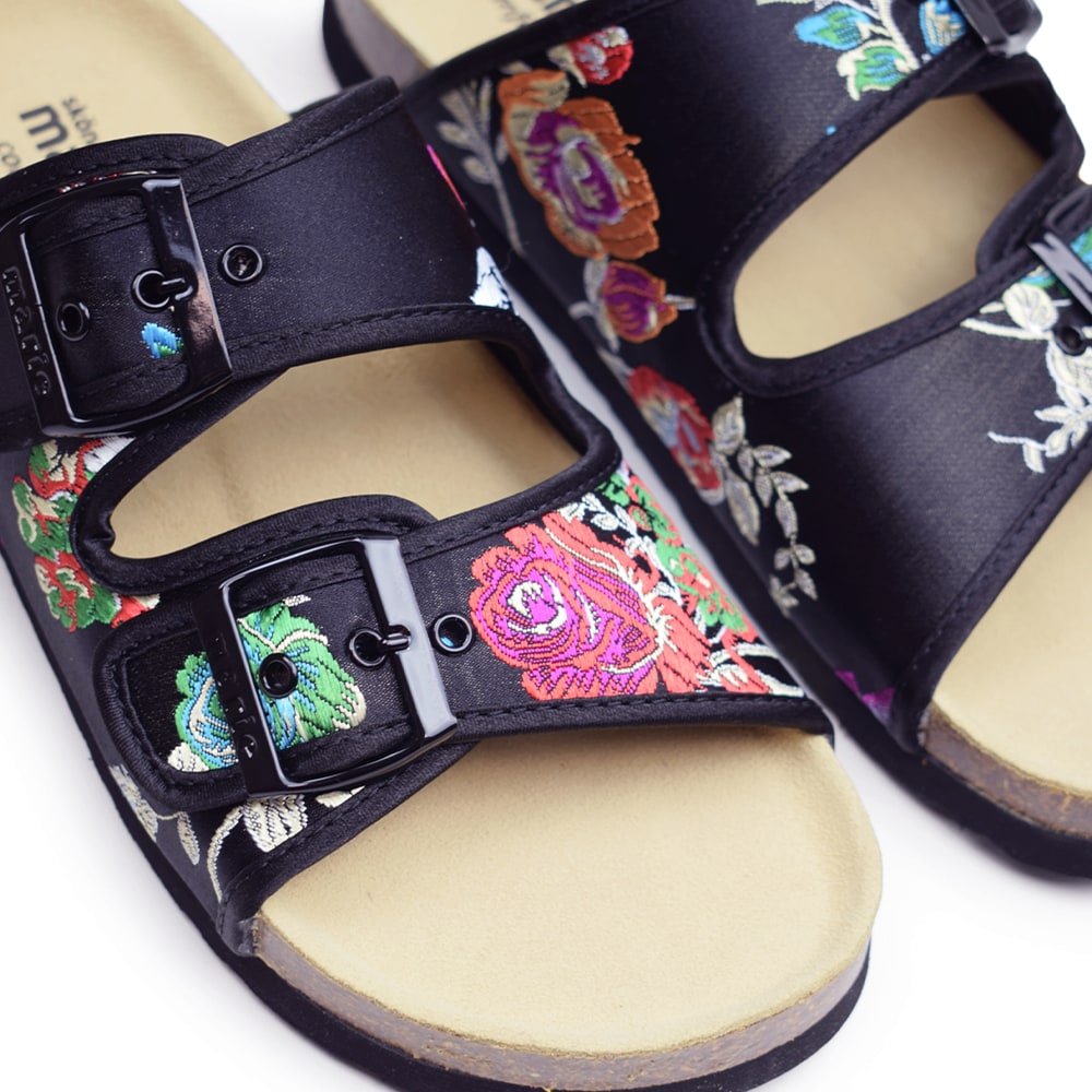 Sköna Marie Sandaler Thalia Svart