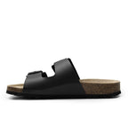 Minfot Softstep Sandaler Dam Biosandal 2-remmer Svart