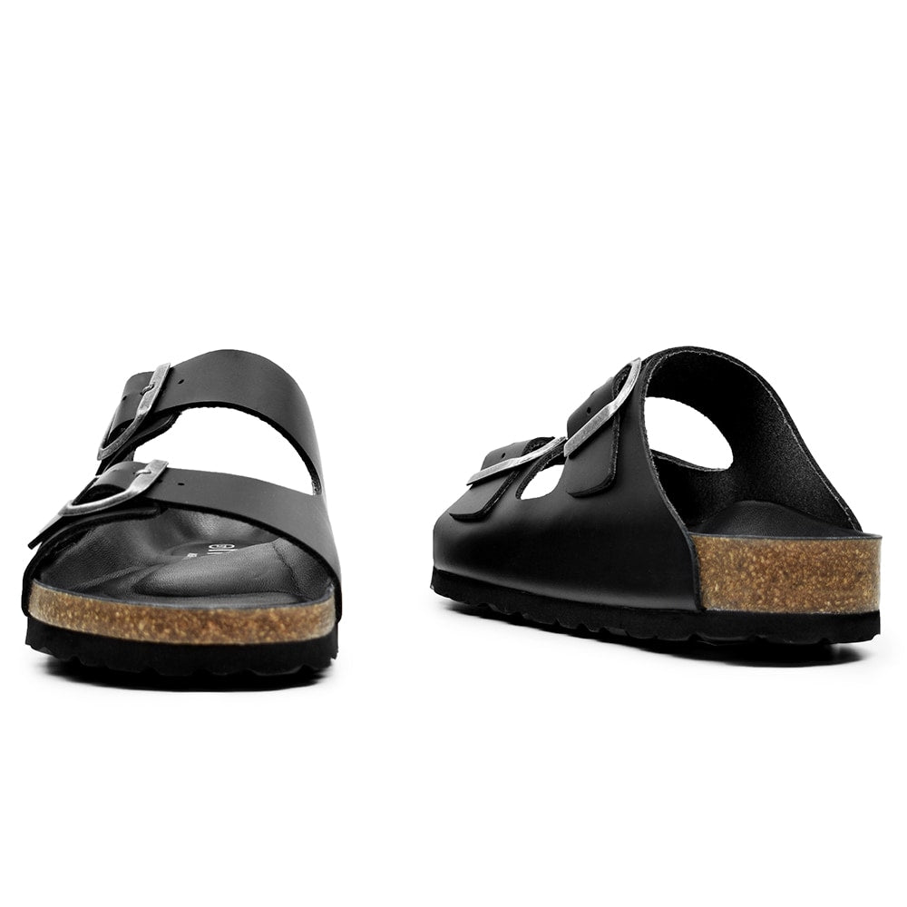 Produktbild 9 - Minfot Uni Bred Biosandal Skinn Svart