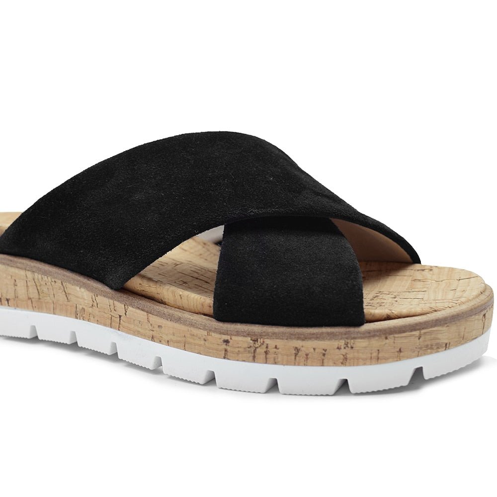 Minfot Sandaler Raposa Dame Svart