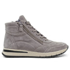 Minfot Luna Høy Sneaker Dame Semsket skinn Taupe