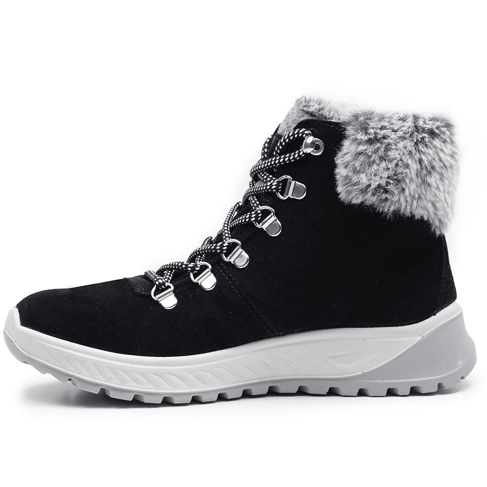 Minfot Sala Støvler Semsket skinn J-Tex Svart