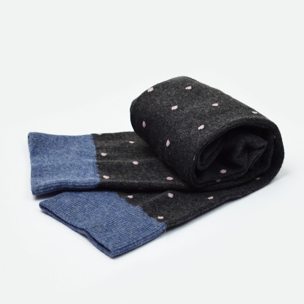 Minfot Støttestrømper Bomull Eco Dot Pink