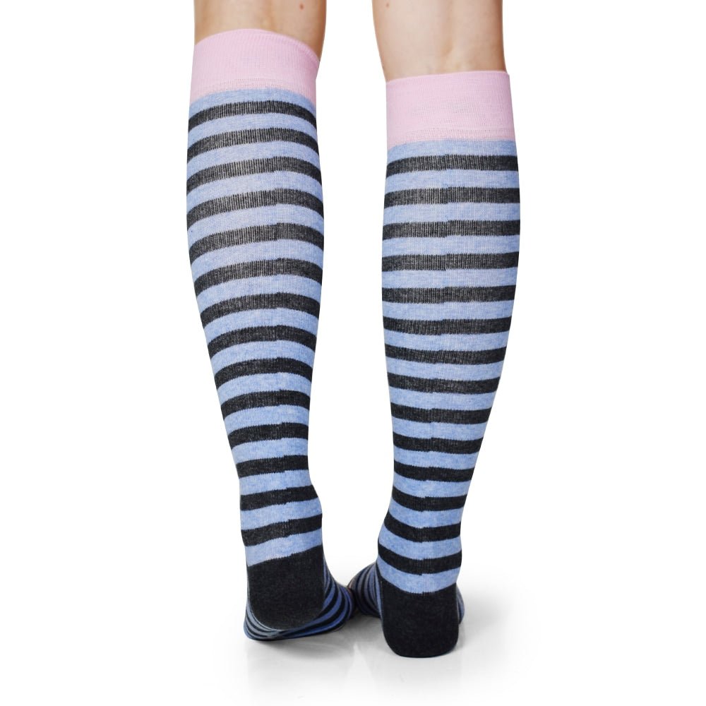 Minfot Støttestrømper Bomull Eco Line Blue 1-pk