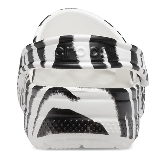 Crocs Classic Clog Animal Print White Zebra