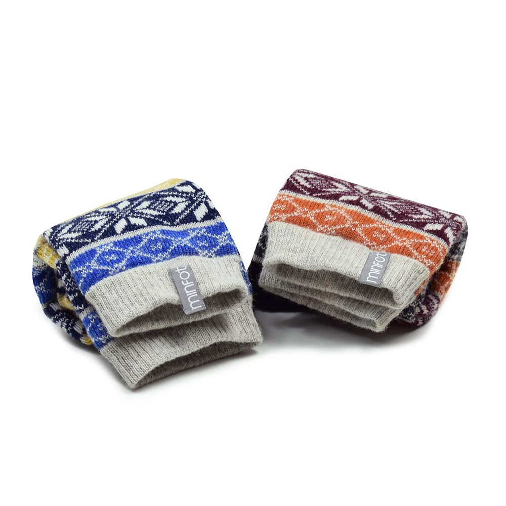 Produktbild 12 - Minfot Ullstrumpor Hytte 2-pack