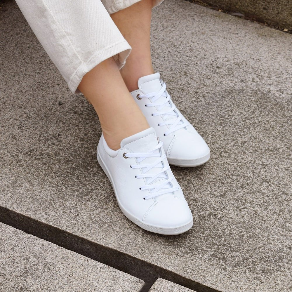 Minfot Aveny Sneaker Dame Skinn Hvit