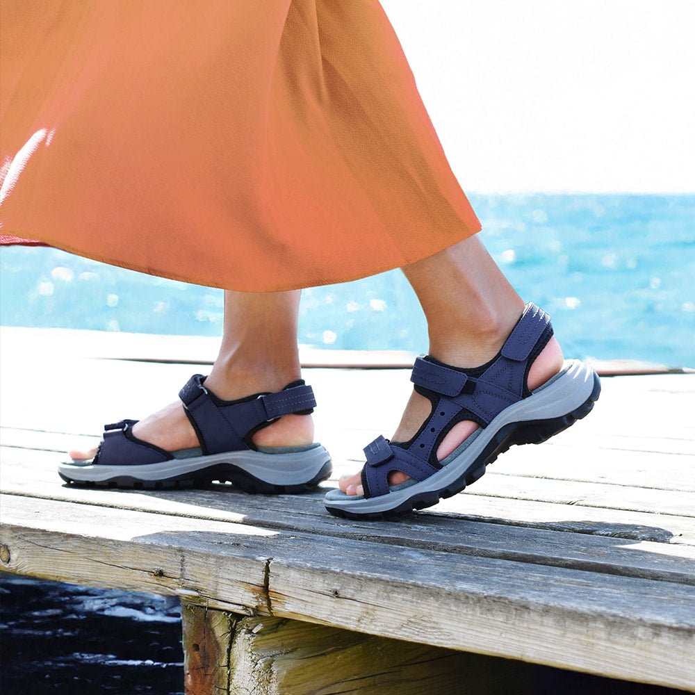 Produktbild 2 - Minfot Sandaler Sandhamn Dam Nubuck Navy