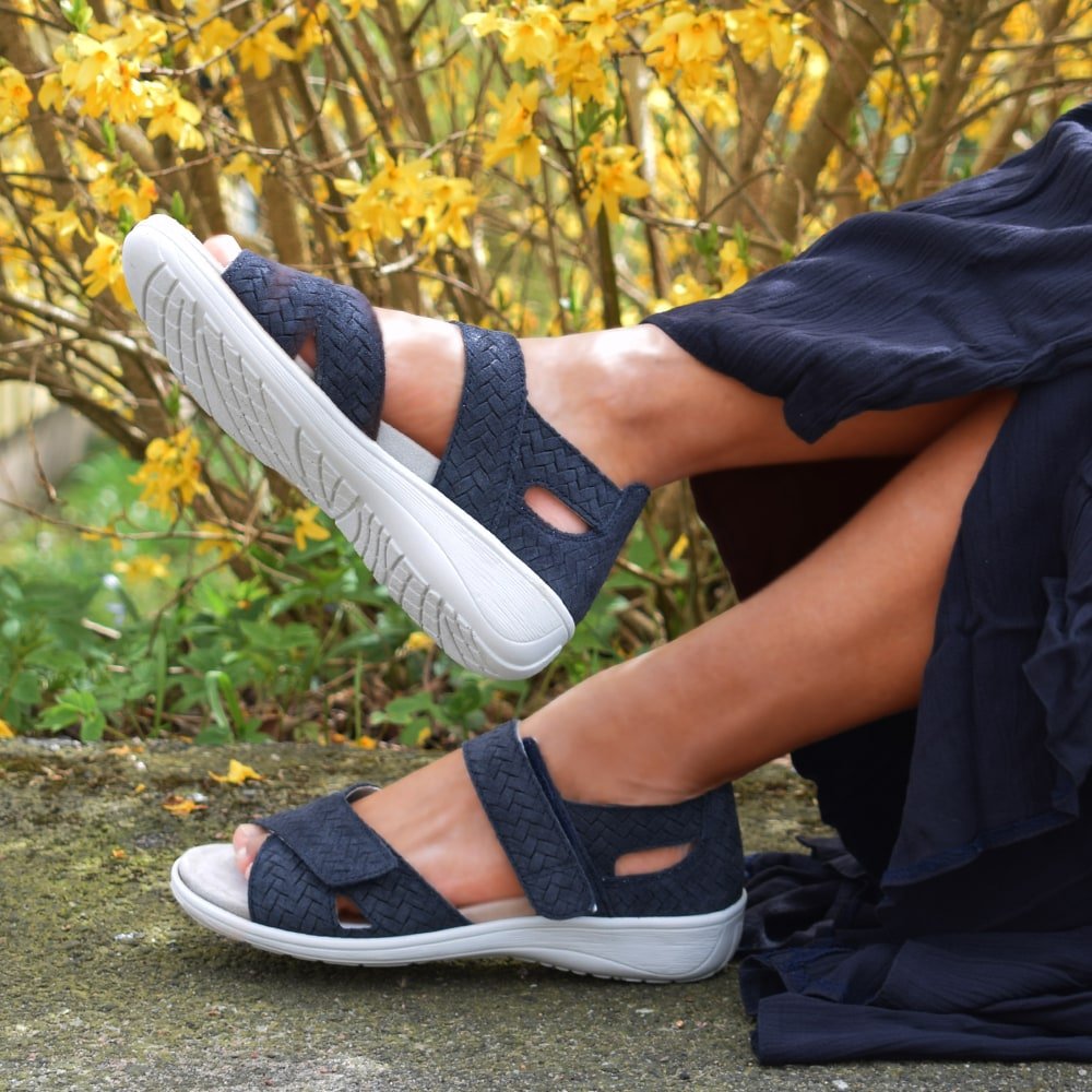 Minfot Wally Sandaler Dame Navy