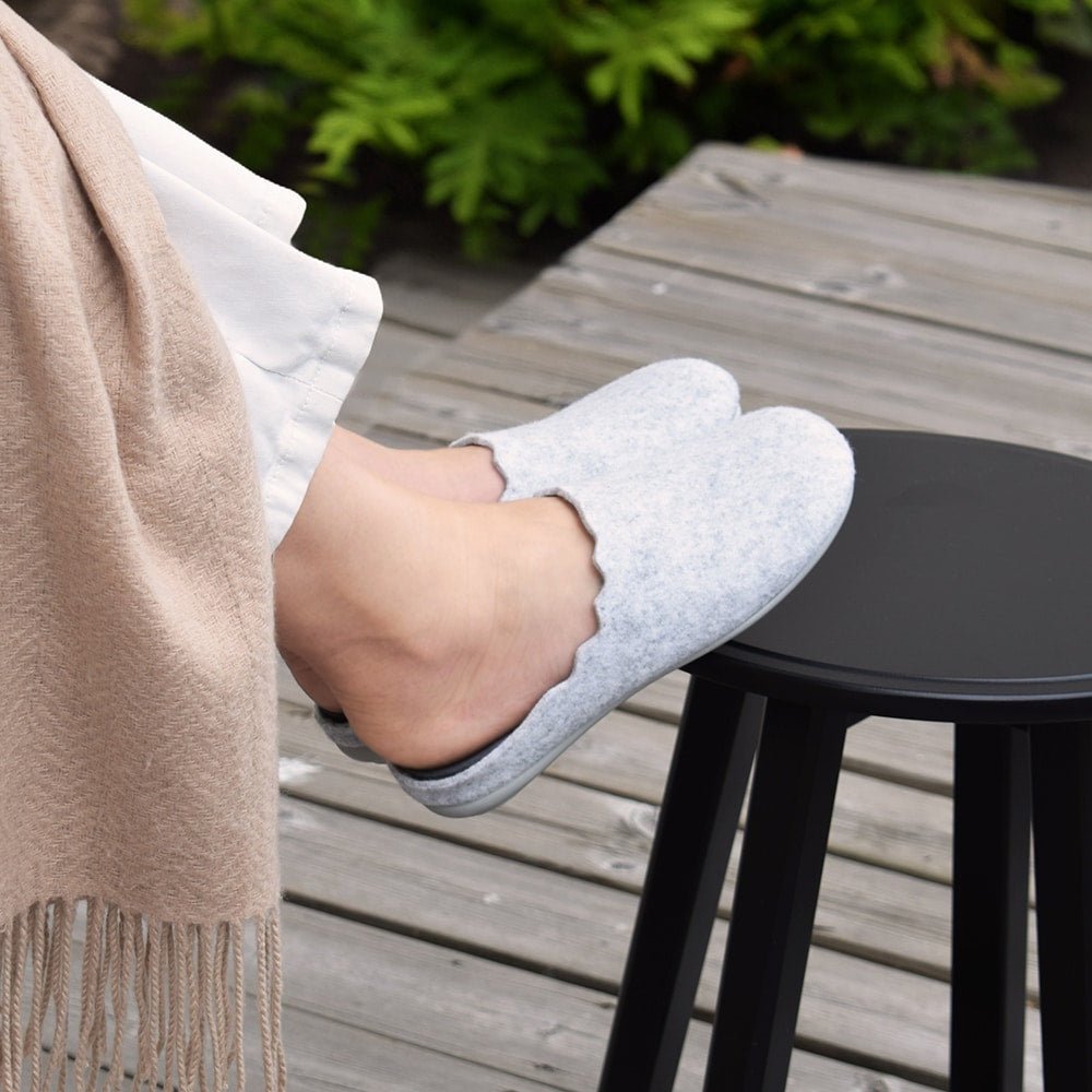 Minfot Tøfler Relax Dame Lysgrå