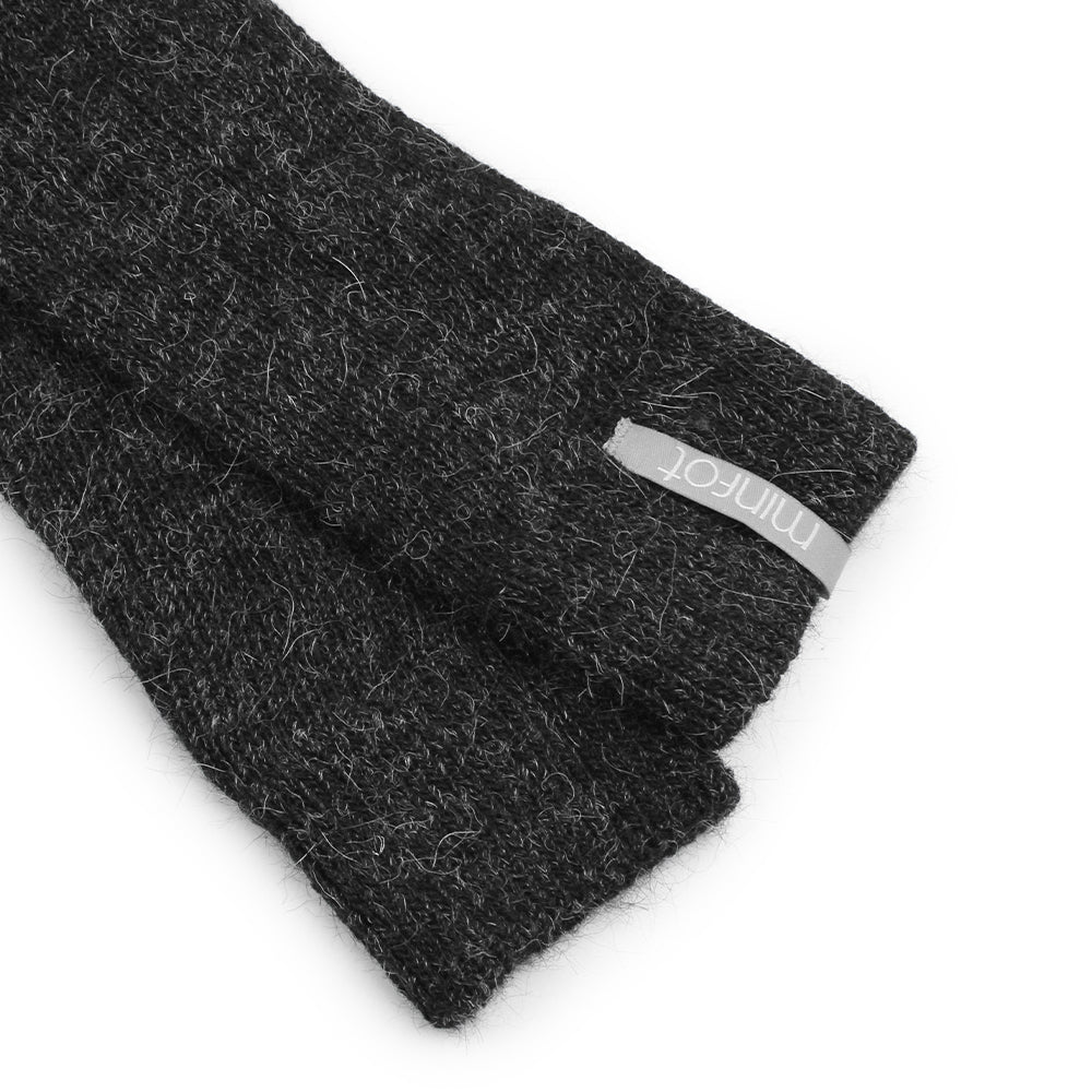 Minfot Raggsokker Alpacka Antracit 1-pk
