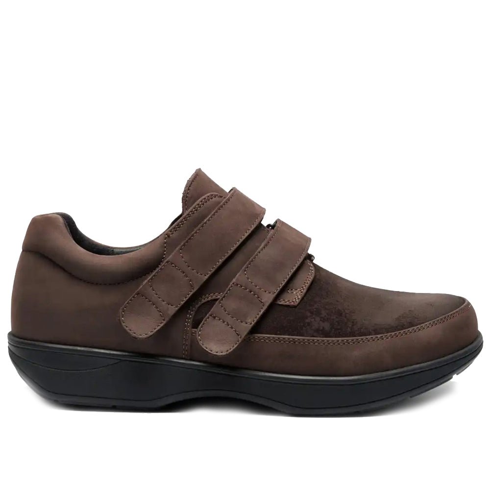 New Feet Malte Ekstra Brede sko Orthostretch Borrelås Brun
