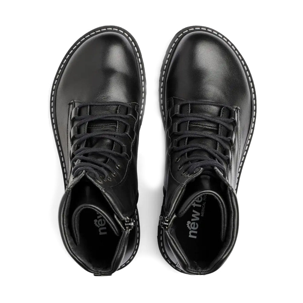 Produktbild 3 - New Feet Mary Boots Snörning Dragkedja Svart