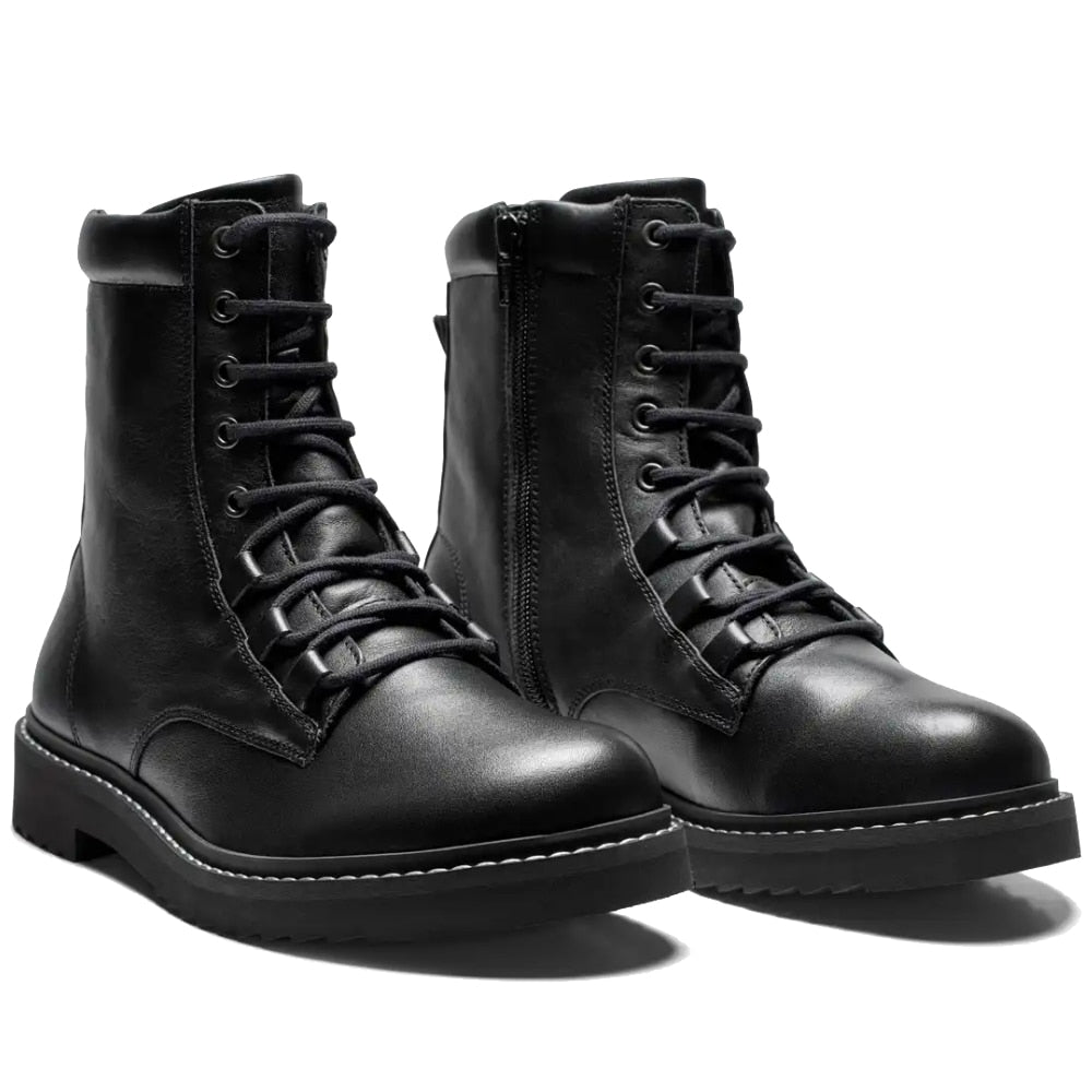 New Feet Mary Boots Snøring Glidelås Svart