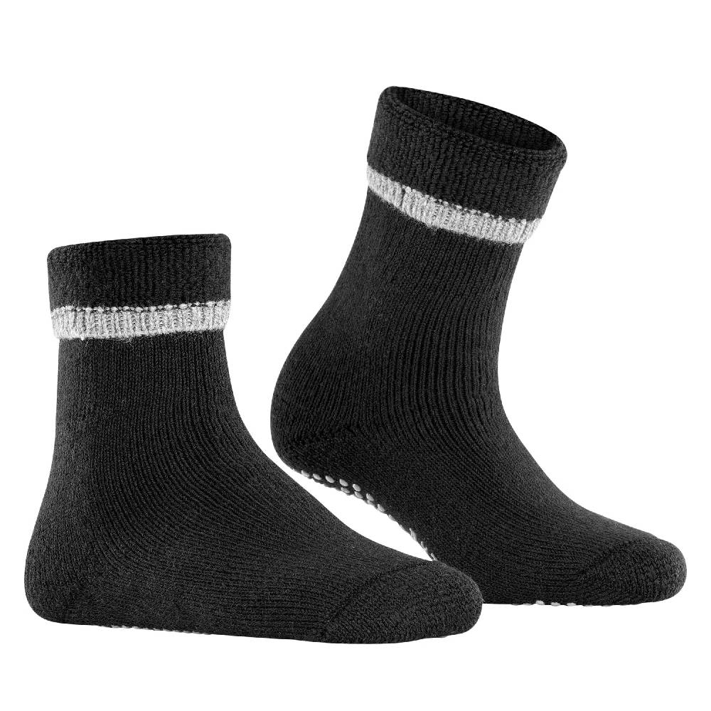 Falke Cuddle Pads Strømper Dame Non-slip Svart