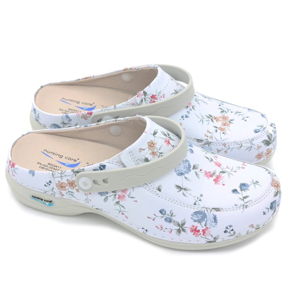 Nursing Care Paris Arbeidssko WashGo Vaskbar Flower