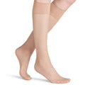 Falke Pure Matt Knestrømper Dame Nylon 20 den Beige 1-pk
