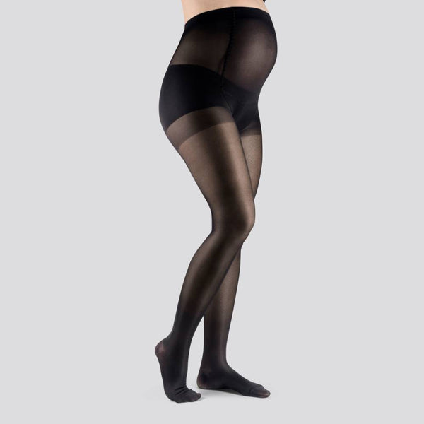 Mabs Støttestrømpebukser Gravid Nylon Svart 1-pk