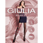Giulia Relax Nylonstrømpebukser 50 den Svart 1-pk