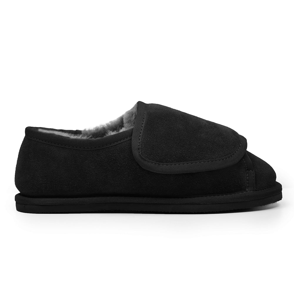 Produktbild 3 - Minfot Saueskinntøfler Åpnesbar Spesialsko Molde Svart