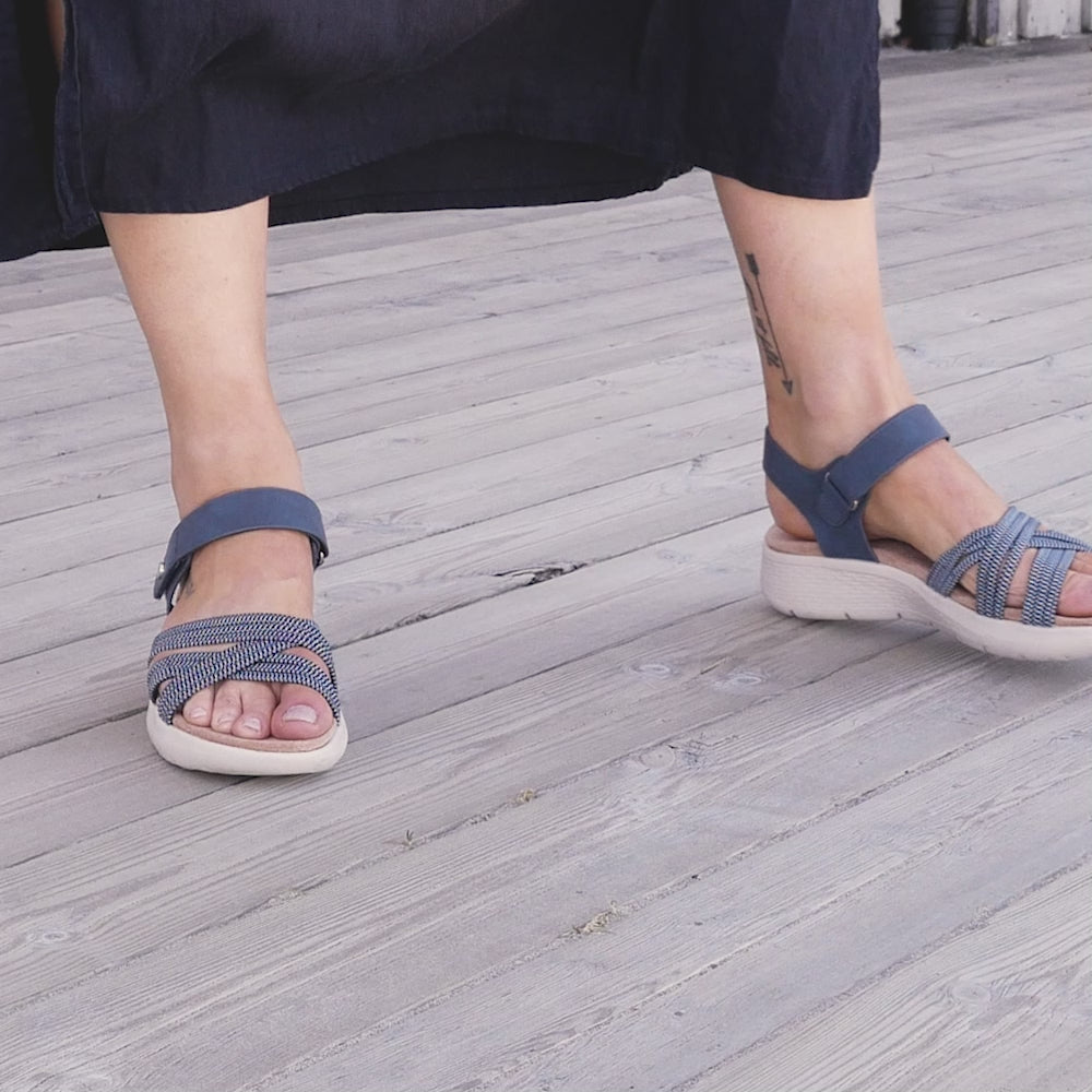 Minfot Cloudlite Nia Sandaler Dame Blå