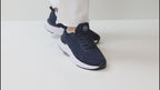 Minfot Sneaker Move Dame Mesh Mørkeblå