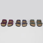 Minfot Moa Sandaler Dame Bio Semsket Skinn Grønn