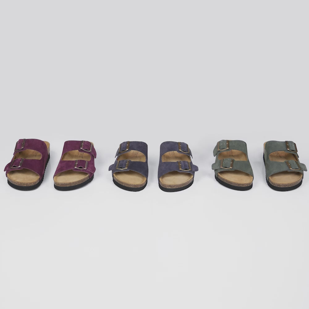 Minfot Moa Sandaler Bio Semsket Skinn Bordeaux