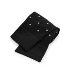 Minfot Støttestrømper Bambus Prikket Svart 1-pk