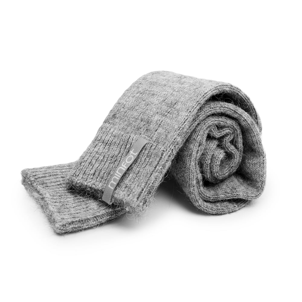 Minfot Raggsokker Alpacka Grå 1-pk