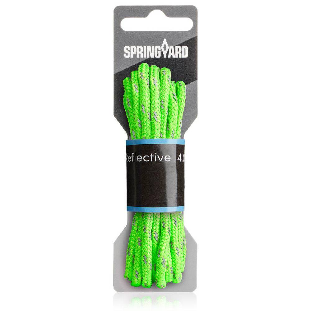 Springyard Skolisser Reflective Neon Green