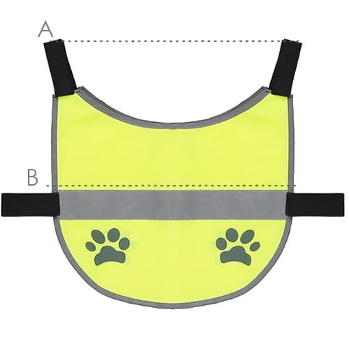 Springyard Gul Refleksvest Hund