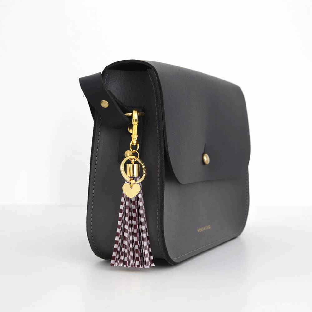 Firefly Refleks Tofs Checkers Print Burgundy