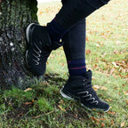 Minfot Stride Mid Sko Unisex Vanntett TEX Svart