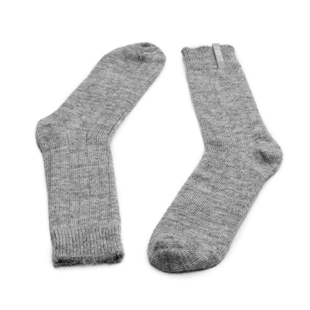 Minfot Raggsokker Alpacka Grå 1-pk