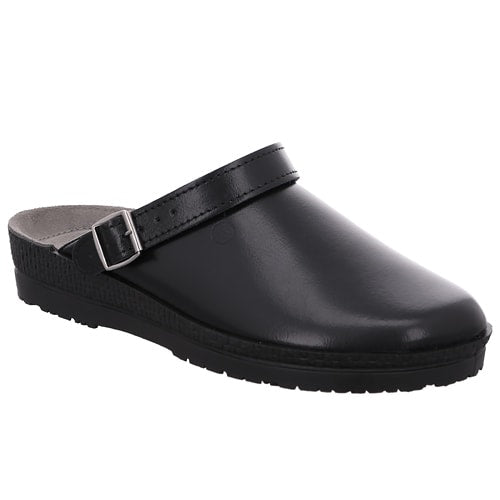 Rohde Herretøfler Neustadt Leather Black