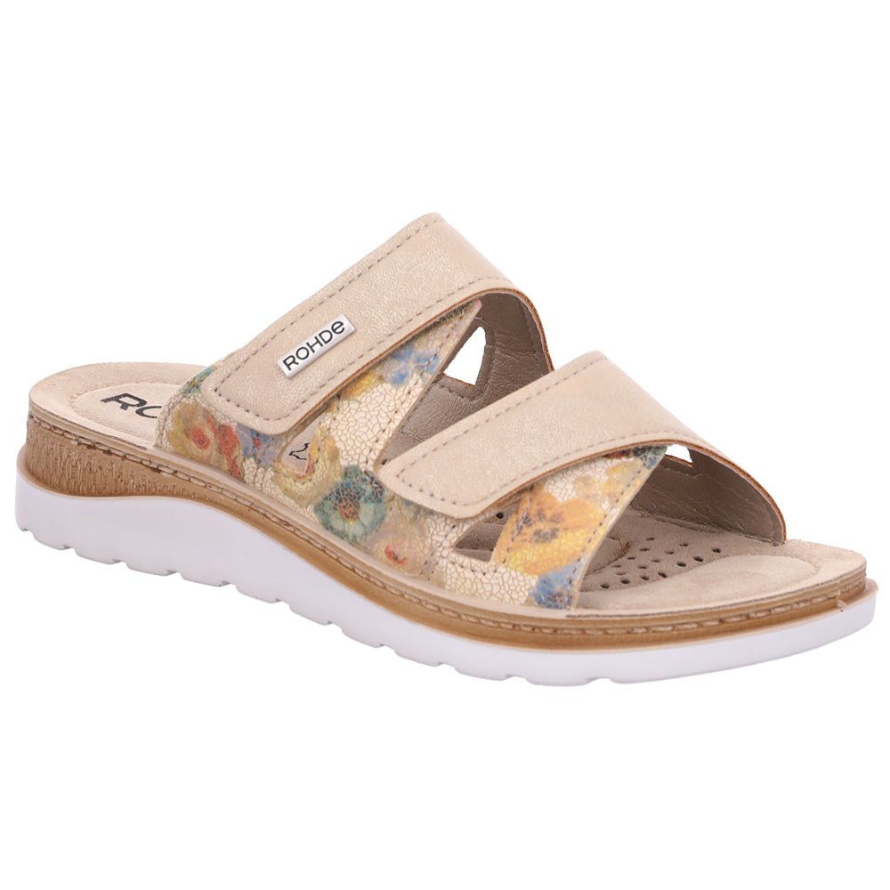 Rohde Sandaler Baviera Blomstret Beige