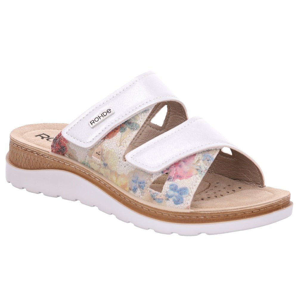 Rohde Sandaler Baviera Blomstret Hvit