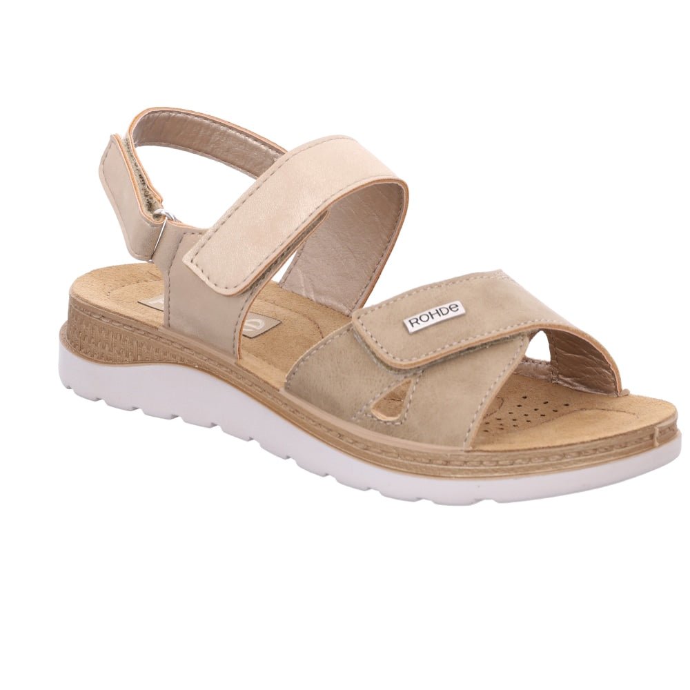 Rohde Sandaler Baviera med Hælrem Dame Beige