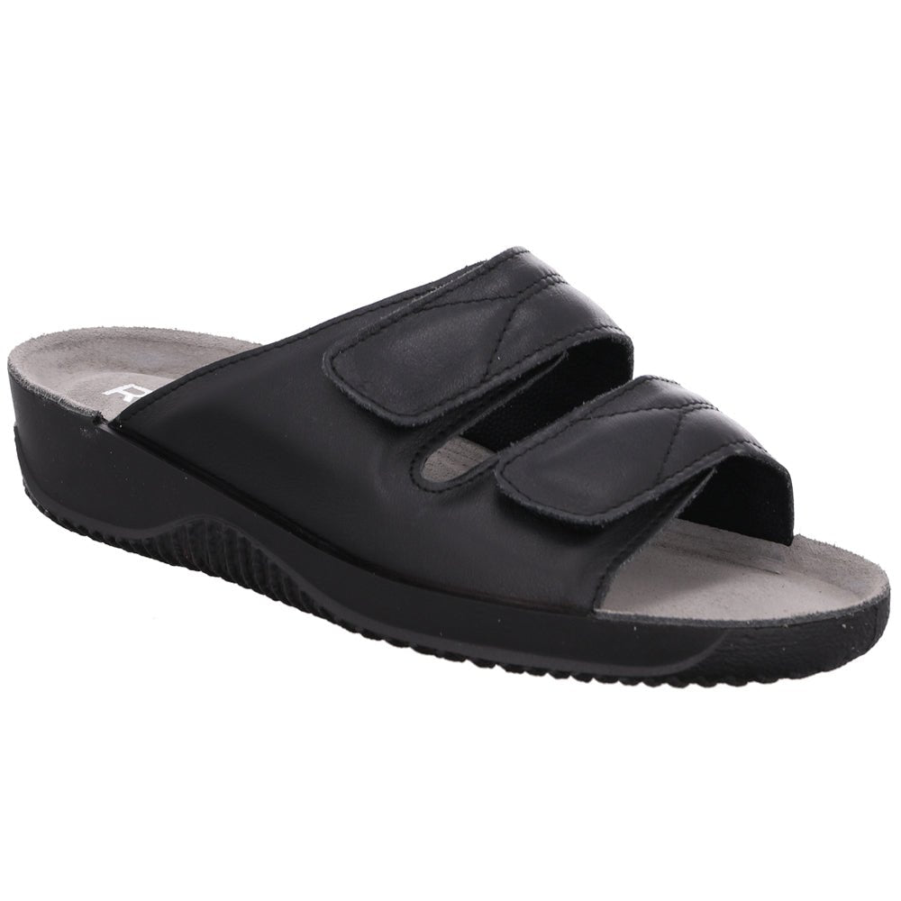 Rohde Sandaler Dame Skinn Svart